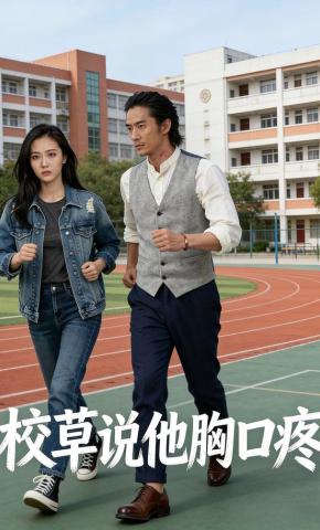 短剧《校草说他胸口疼》海报
