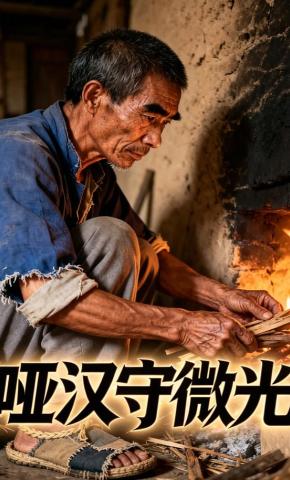 短剧《哑汉守微光》海报