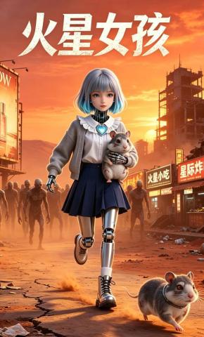 短剧《火星女孩》海报