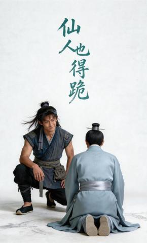 短剧《仙人也得跪》海报