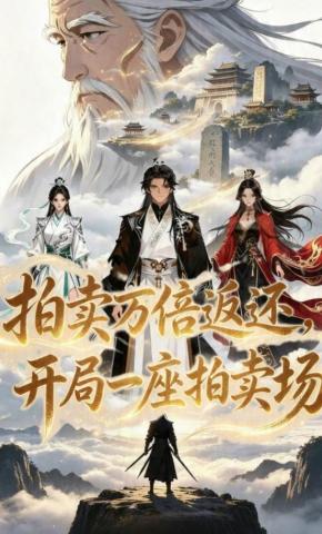 短剧《拍卖万倍返还，开局一座拍卖场！》海报