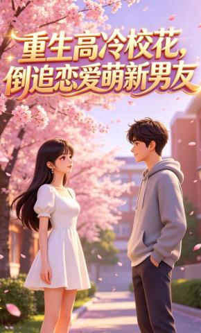 短剧《重生高冷校花，倒追恋爱萌新男友》海报