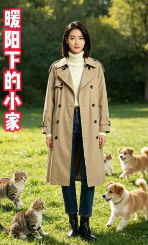 短剧《暖阳下的小家》海报