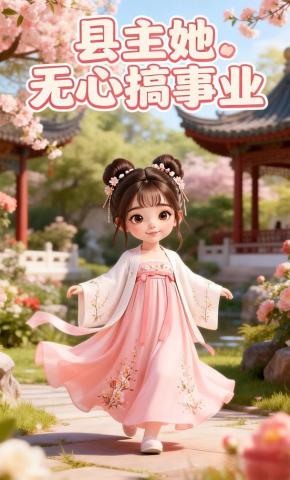 短剧《县主她无心搞事业》海报