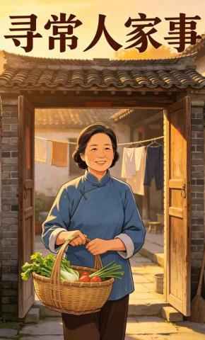 短剧《寻常人家事》海报