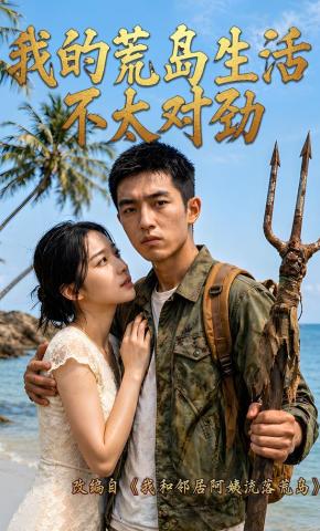 短剧《我的荒岛生活不太对劲》海报