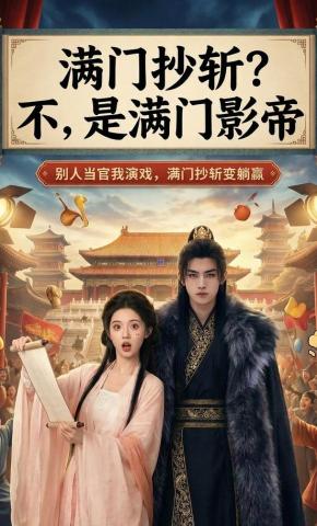 短剧《满门抄斩？不，是满门影帝》海报