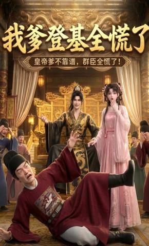 短剧《我爹登基全慌了》海报
