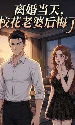 短剧《离婚当天，校花老婆后悔了》海报