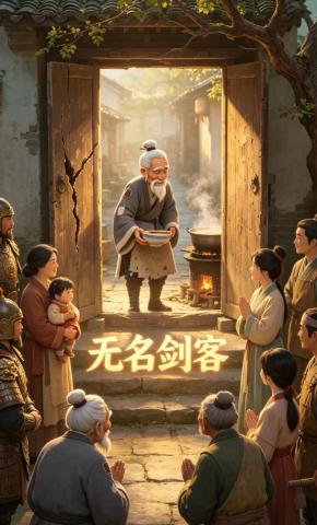 短剧《无名剑客》海报