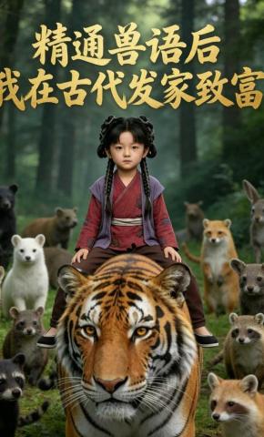 短剧《精通兽语后我在古代发家致富》海报