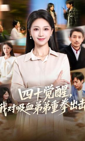 短剧《四十觉醒，我对吸血弟弟重拳出击》海报