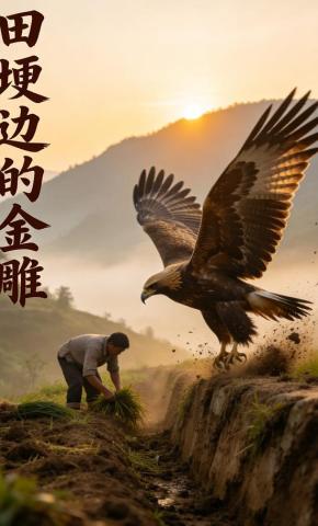 短剧《田埂边的金雕》海报