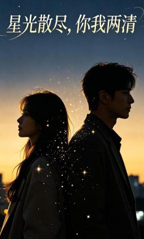 短剧《星光散尽，你我两清》海报