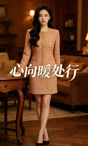 短剧《心向暖处行》海报