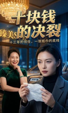短剧《十块钱的决裂》海报