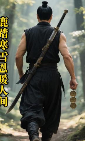 短剧《鹿踏寒雪恩暖人间》海报