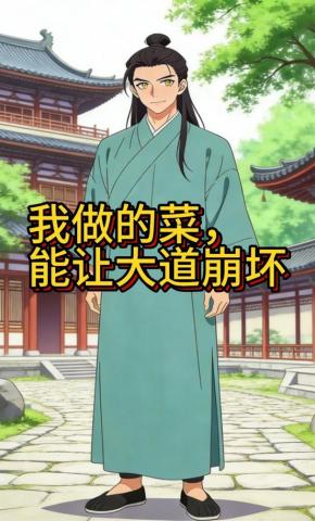 短剧《我做的菜能让大道崩坏》海报