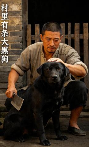 短剧《村里有条大黑狗》海报