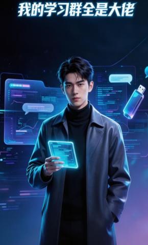 短剧《我的学习群全是大佬》海报