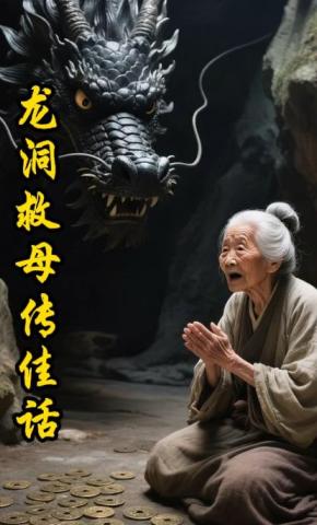 短剧《龙洞救母传佳话》海报
