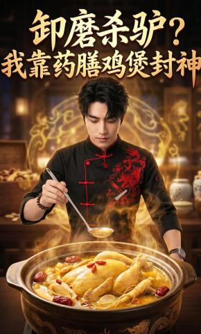 短剧《卸磨杀驴？我靠药膳鸡煲封神》海报
