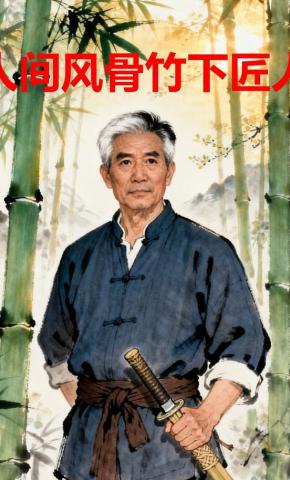 短剧《人间风骨竹下匠人》海报