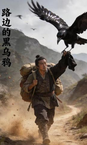 短剧《路边的黑乌鸦》海报