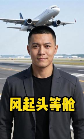 短剧《风起头等舱》海报
