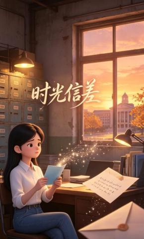 短剧《时光信差》海报