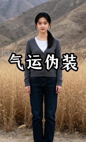 短剧《气运伪装》海报