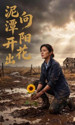 短剧《泥潭开出向阳花》海报