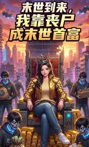 短剧《末世到来，我靠丧尸成末世首富》海报