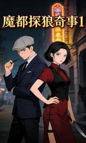 短剧《魔都探狼奇事1》海报