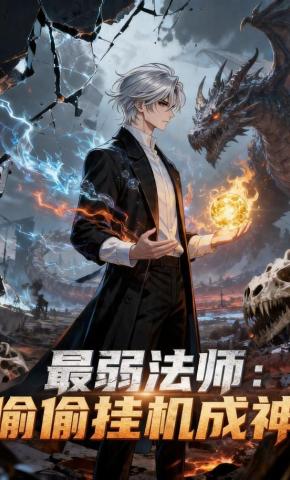 短剧《最弱法师：偷偷挂机成神》海报