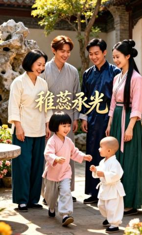 短剧《稚蕊承光》海报