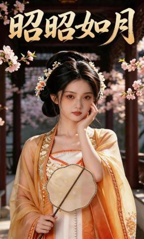 短剧《昭昭如月》海报