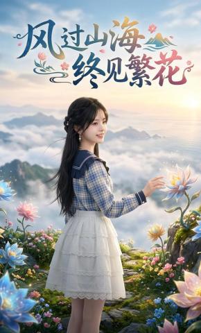 短剧《风过山海，终见繁花》海报