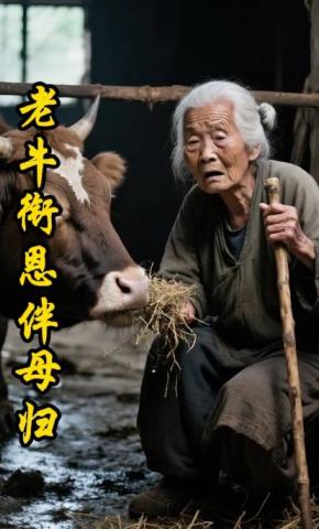 短剧《老牛衔恩伴母归》海报