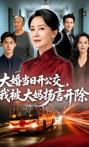短剧《大婚当日开公交，我被大妈扬言开除》海报