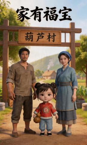 短剧《家有福宝》海报