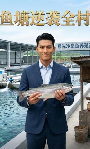 短剧《鱼塘逆袭全村》海报