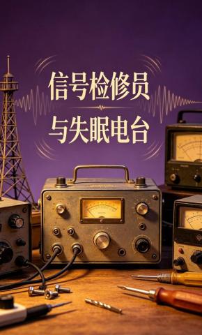 短剧《信号检修员与失眠电台》海报