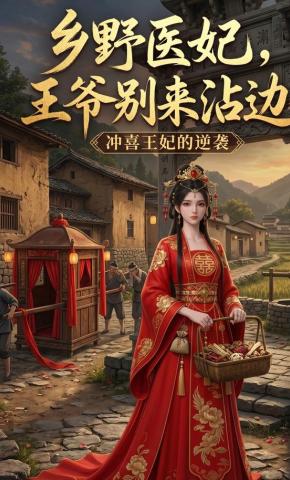 短剧《乡野医妃，王爷别来沾边》海报