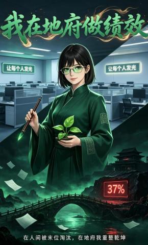 短剧《我在地府做绩效》海报