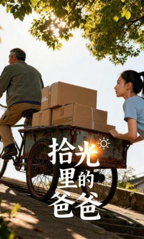 短剧《拾光里的爸爸》海报