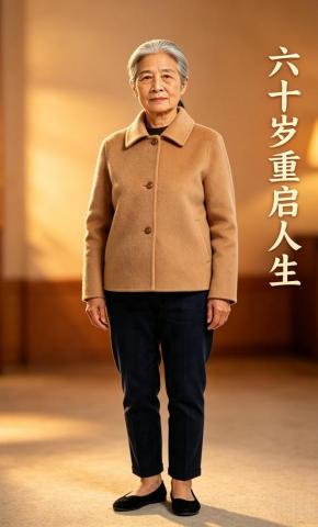 短剧《六十岁重启人生》海报