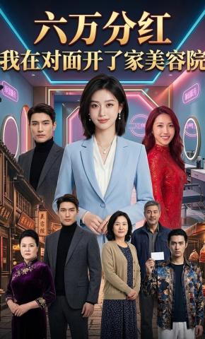 短剧《六万分红我在对面开了家美容院》海报