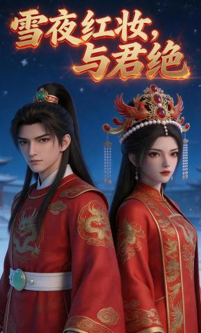 短剧《雪夜红妆，与君绝》海报
