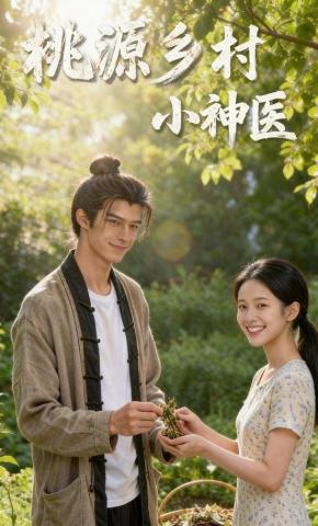 短剧《桃源乡村小神医！》海报